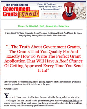 The Truth Behind Government Grants